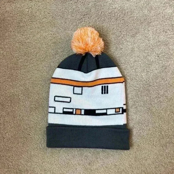 🏖️ San Francisco Giants R2D2 BB-8 Star Wars Winter Hat Cap Knit Beanie Pom - Picture 2 of 3
